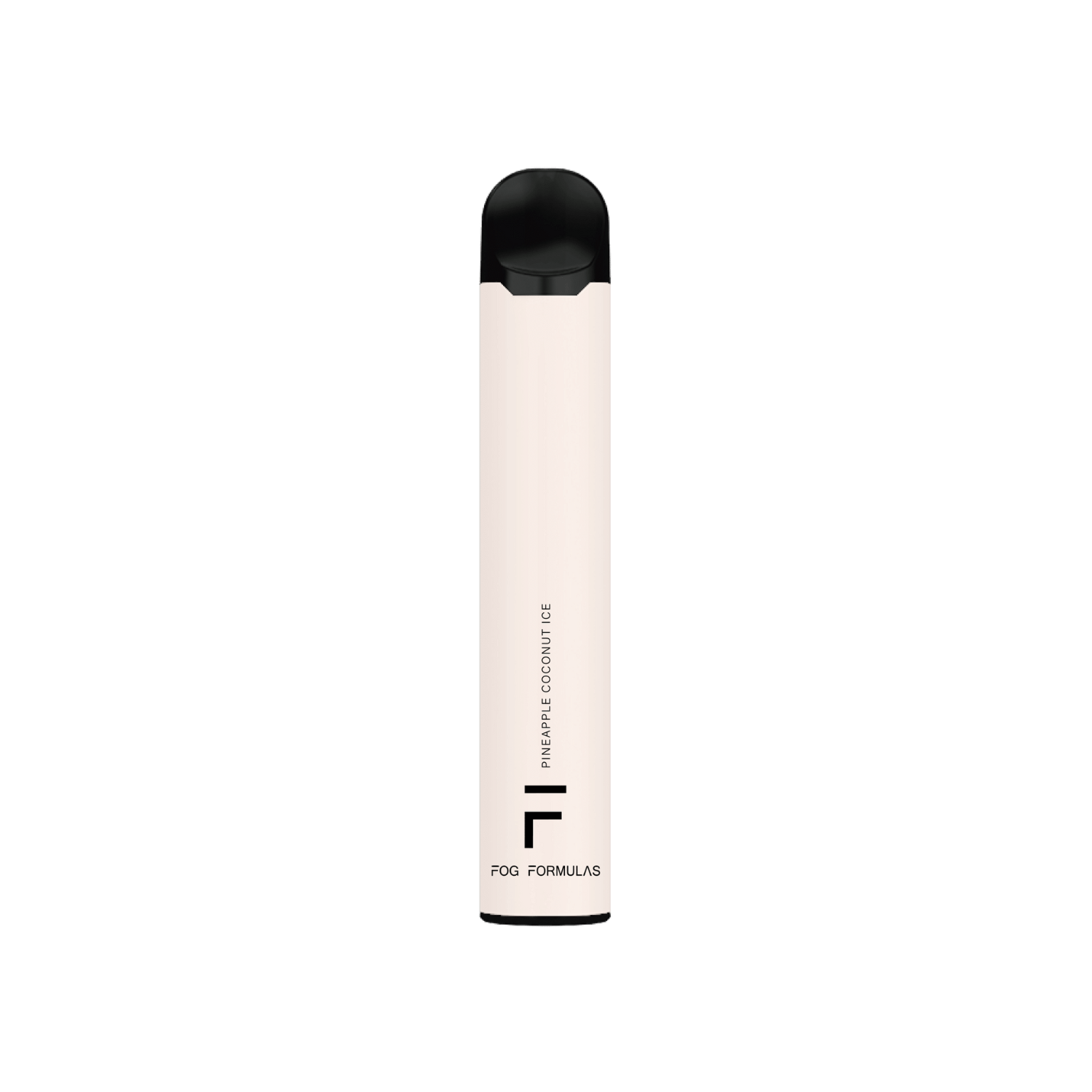 Fog Formula Pineapple Coconut Ice Disposable 20mg 2ml up close, showcasing sleek design and tropical pineapple-coconut flavor.