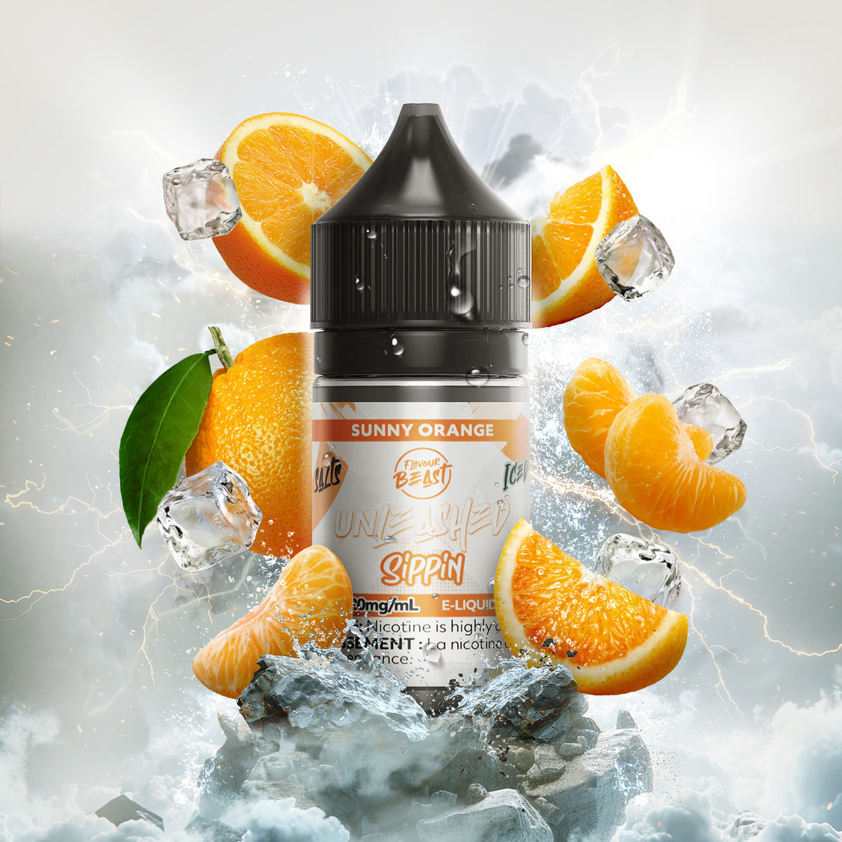 Flavour Beast E-Liquid - Unleashed Sippin - Sunny Orange 20mg 30ml wickz vape Flavour Beast E-Liquid - Unleashed Sippin - Sunny Orange 20mg 30ml wickz vape