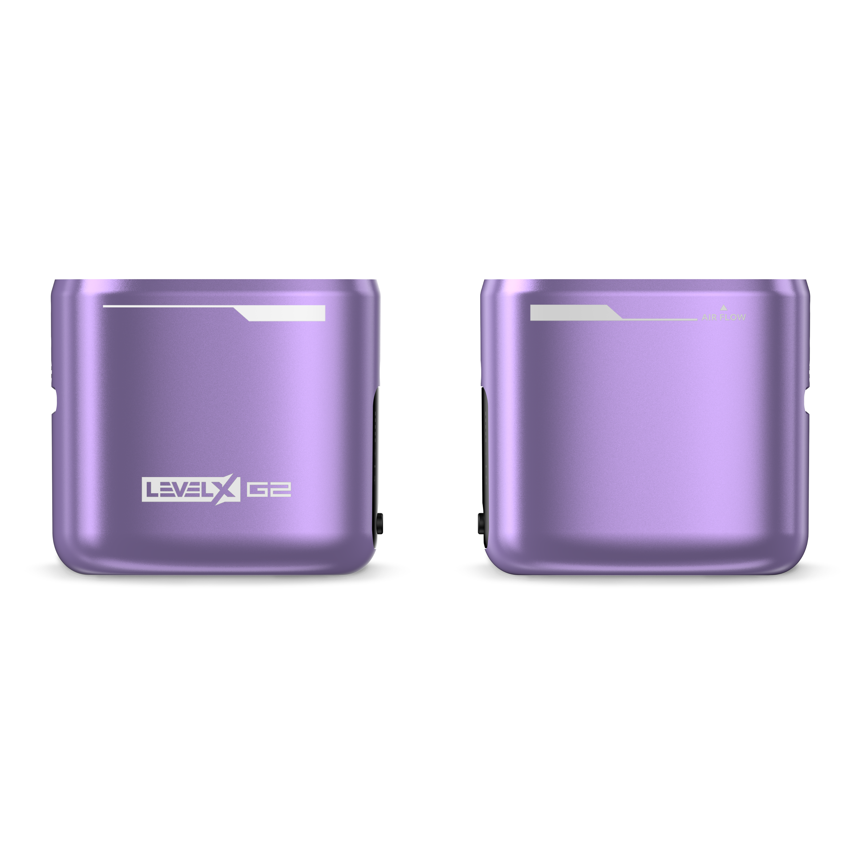Lush Lavendar Level X G2 device Front and Back on a white background