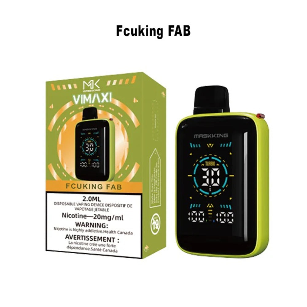 Maskking Vimaxi Disposable Fcuking FAB 20mg | Tropical & Bold Vape wickz vape Maskking Vimaxi Disposable Fcuking FAB 20mg | Tropical & Bold Vape wickz vape