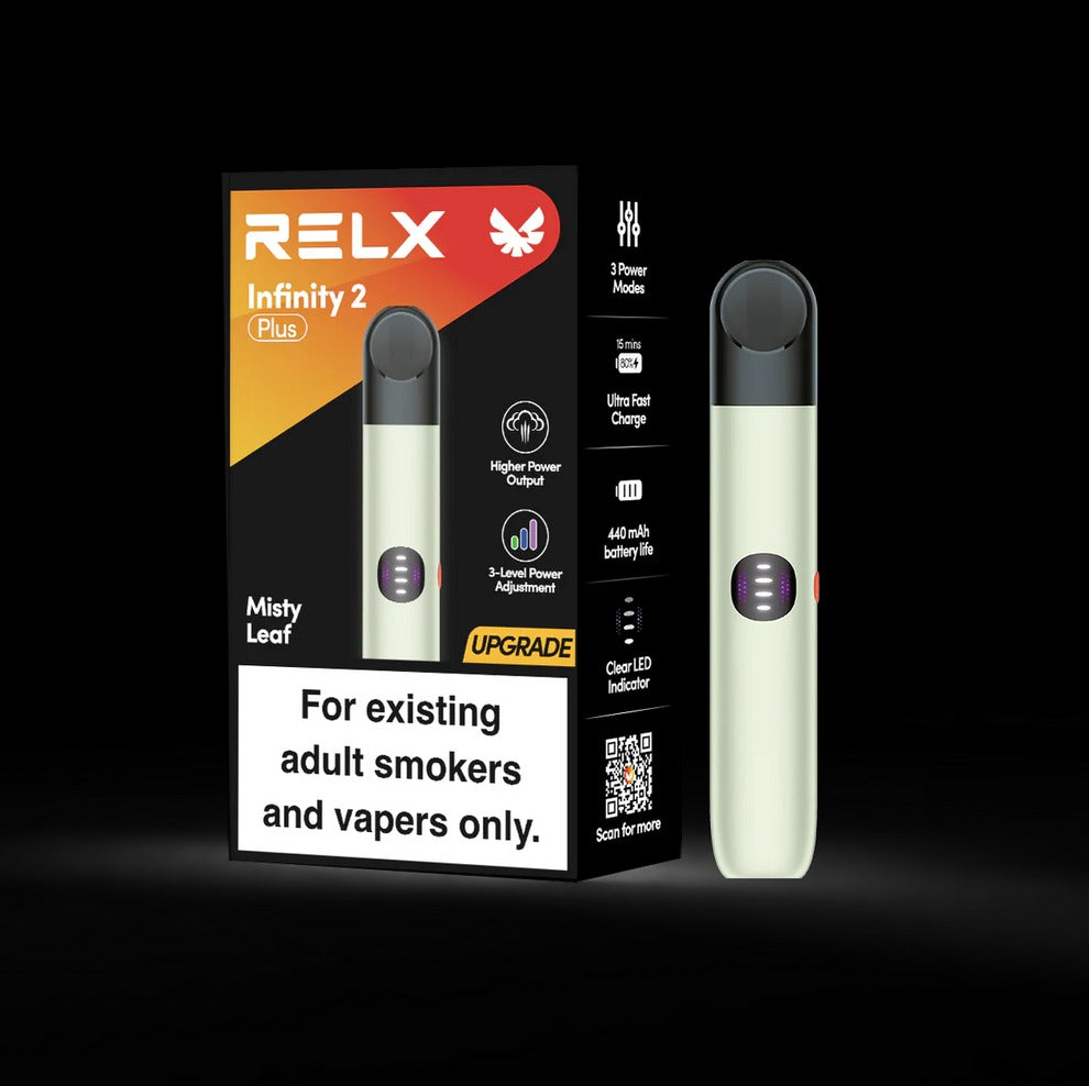 Relx Infinity 2 Plus Device Kit Misty Leaf 🍃🌫️