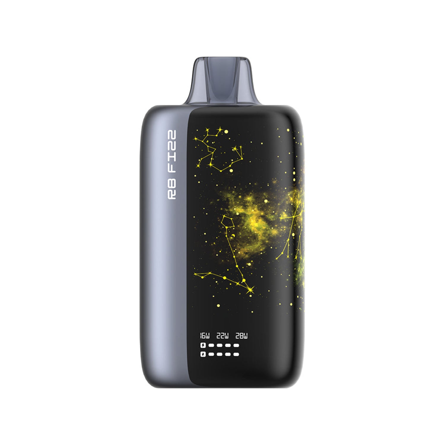 Rivo Bar RB Fizz DisposableVape device with starry night design on a white background