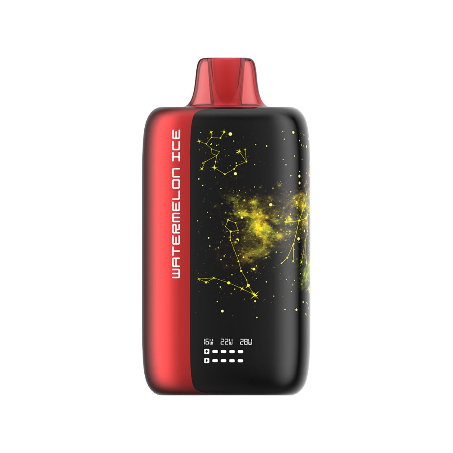 Rivo Bar Watermelon Ice Disposable Vape device with red and black design on a white background