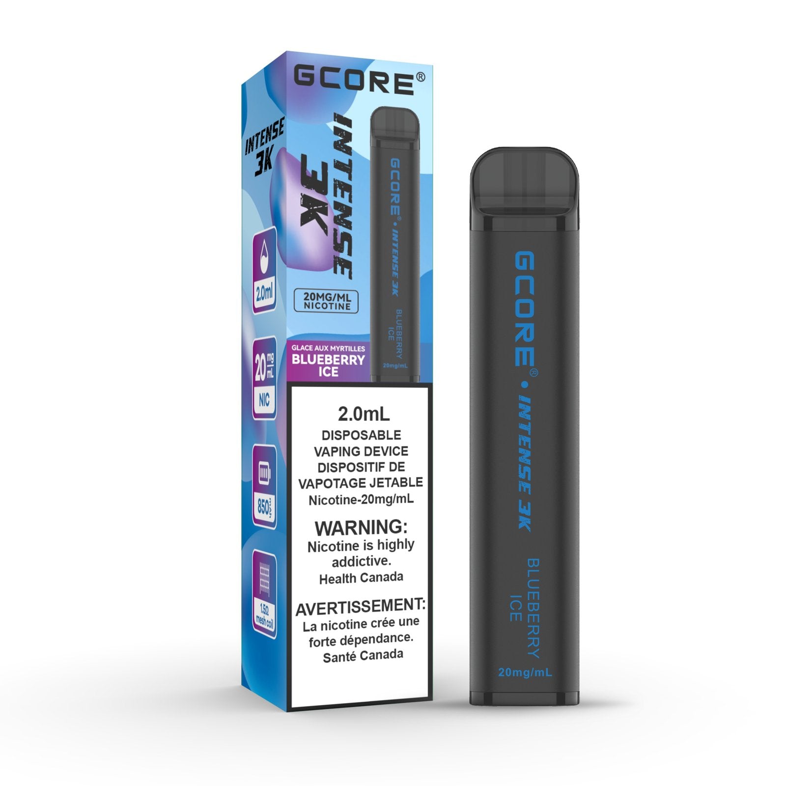 Buy GCORE Intense 3K Vapes in Burnaby – Explore Bold Flavors & Compact Power