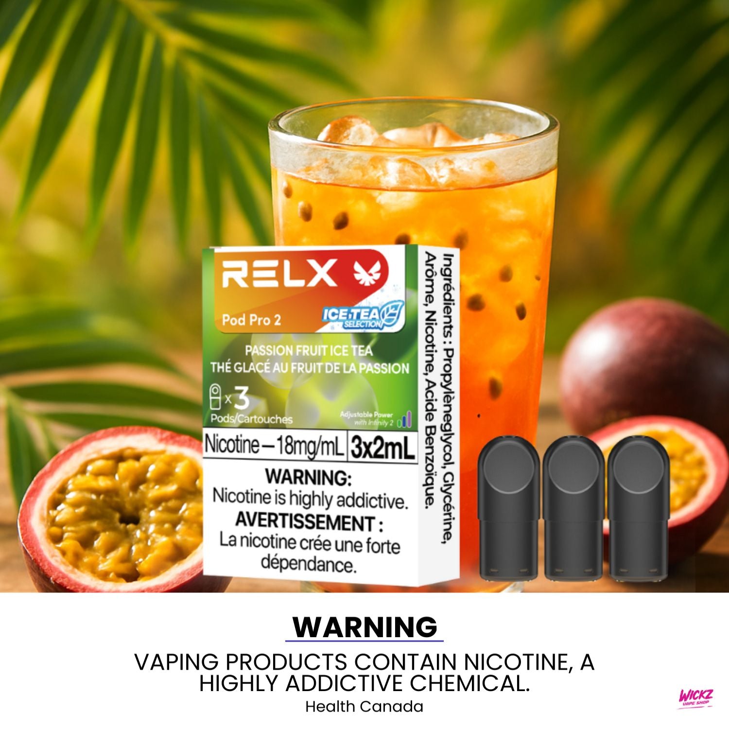RELX Passion Fruit Ice Tea - Pod Pro 2