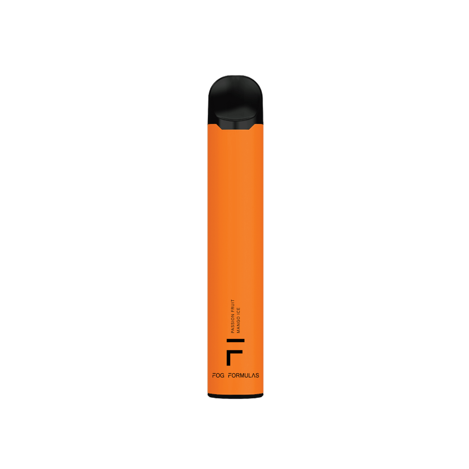 Fog Formula Passion Fruit Mango Ice Disposable 20mg 2ml up close, showcasing sleek design and exotic tropical flavor.