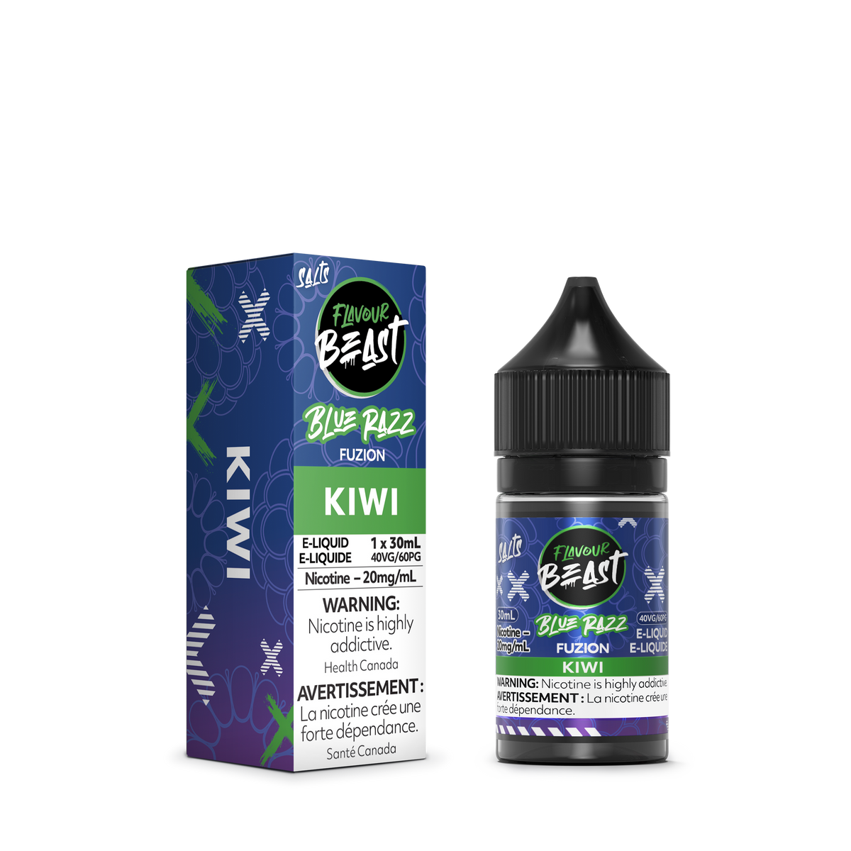 flavour beast blue razz kiwi fuzion e-liquid 2