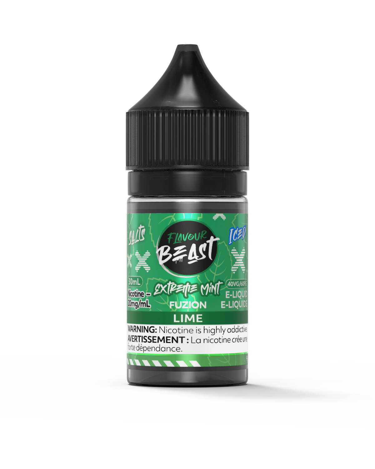 flavour beast extreme mint fuzion lime iced e-liquid 3