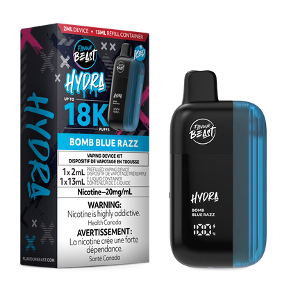 Flavour Beast Hydra - Bomb Blue Razz 18K Disposable