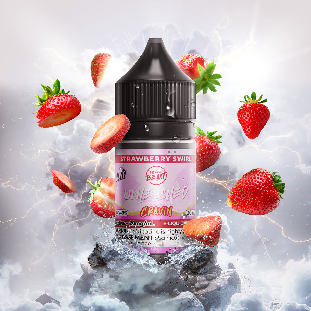 flavour beast unleashed cravin strawberry e-liquid