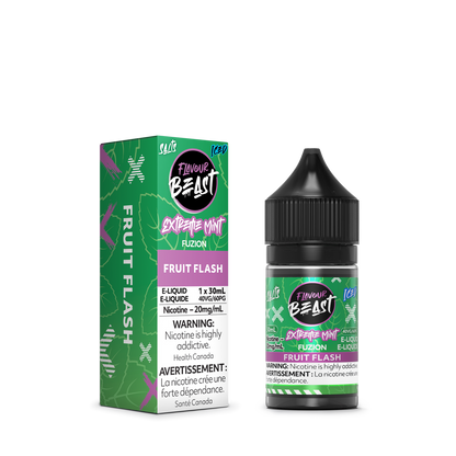 flavour beast extreme mint fuzion fruit flash iced e-liquid 1