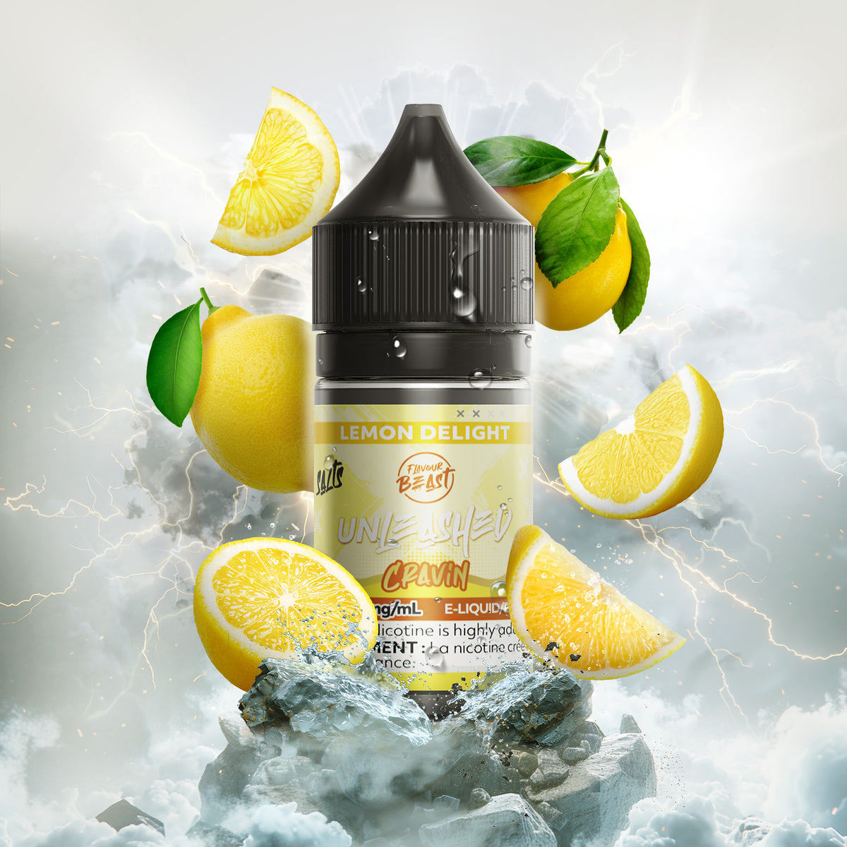 flavour beast unleashed cravin lemon e-liquid