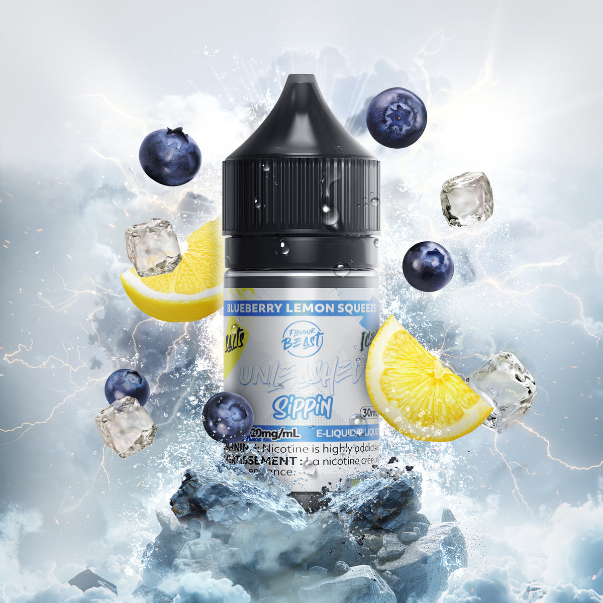 flavour beast unleashed sippin blueberry lemon squeeze e-liquid