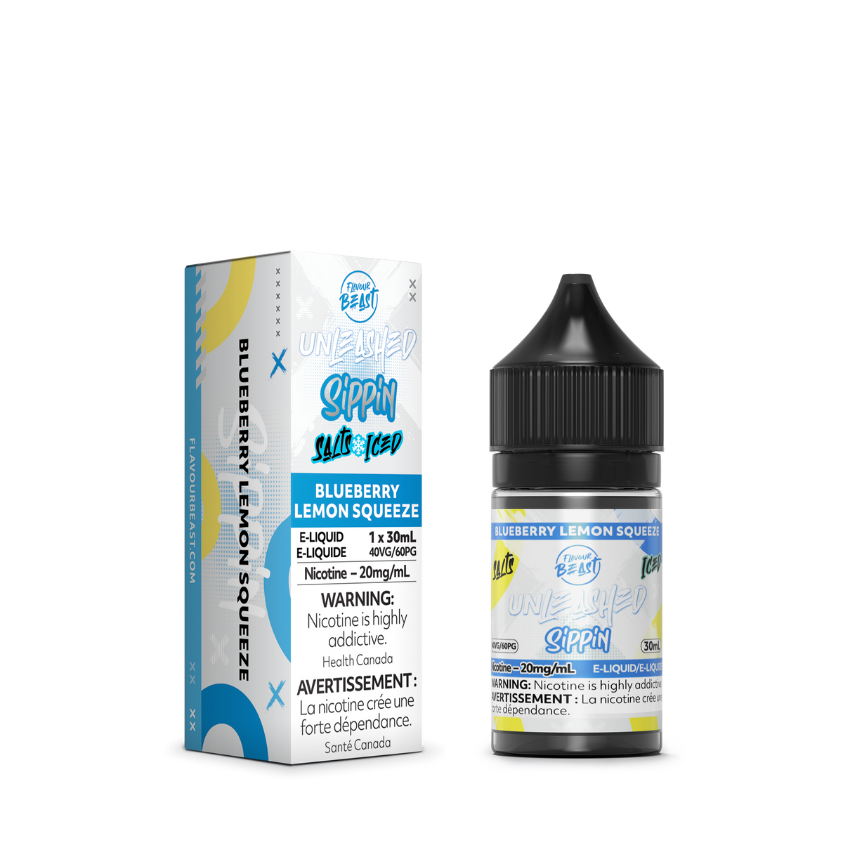flavour beast unleashed sippin blueberry lemon squeeze e-liquid 3