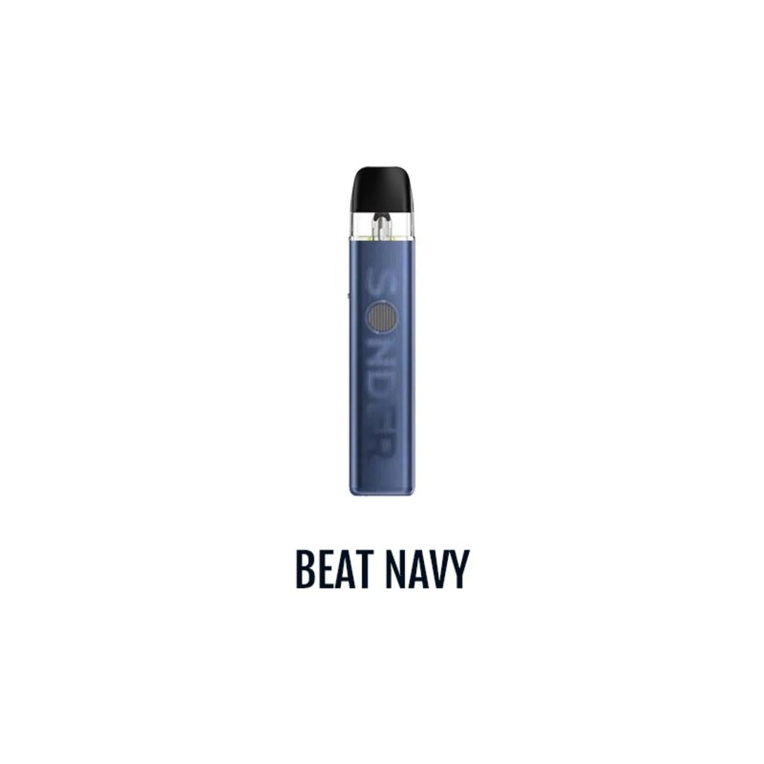 Geekvape Sonder Q 3 Vape Device on a white background with a Beat Navy Label