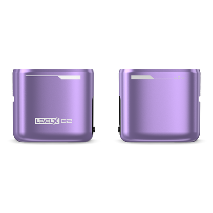 Lush Lavendar Level X G2 device Front and Back on a white background