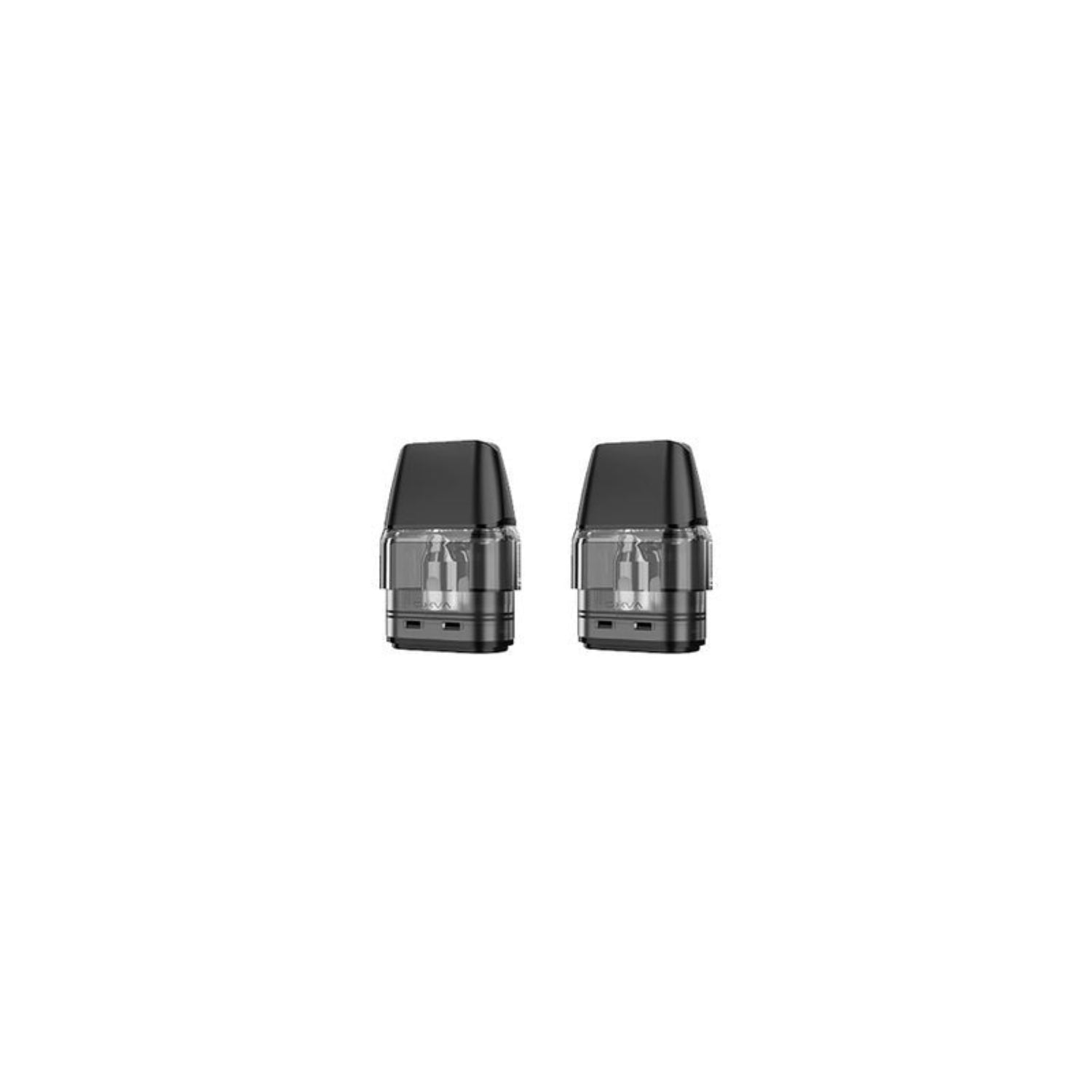 OXVA Xlim V3 Replacement Pod Two black vape pods on a white background