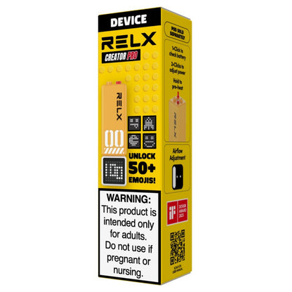 Relx Creator Pro Device Packaging on a White Background