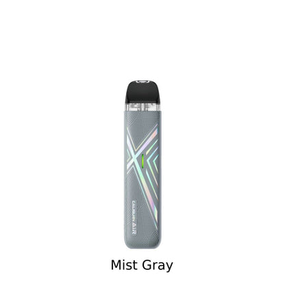 Uwell Caliburn Air Mist Gray Vape device On a White Background