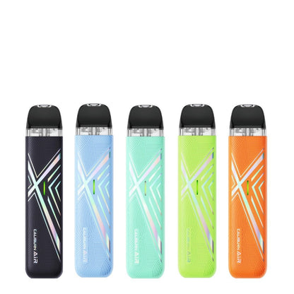 Uwell Caliburn AIr Vape Devices Four Colors on a White Background