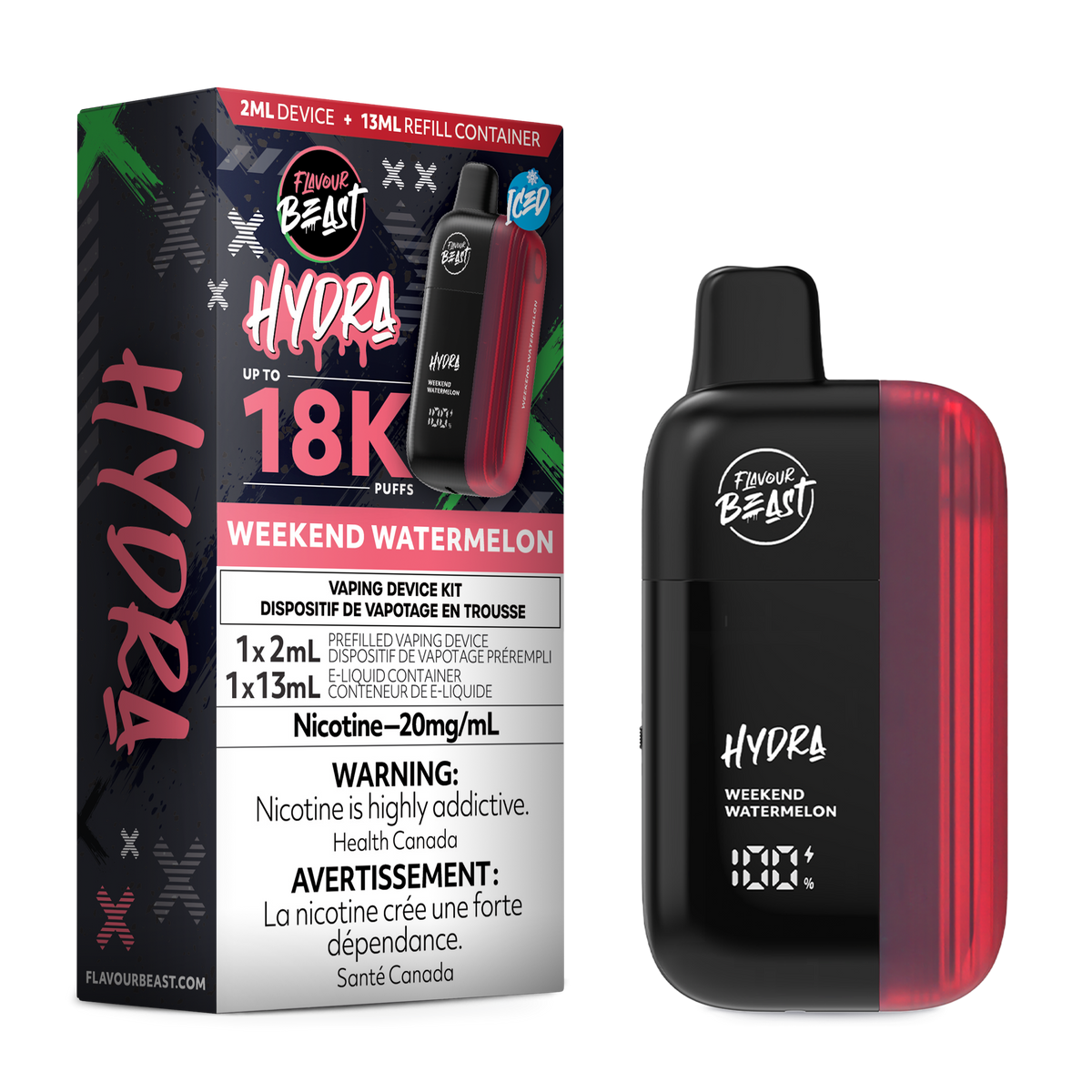 flavour beast hydra weekend watermelon 