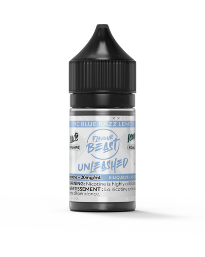 Flavour Beast Unleashed - Epic Blue Razz Lemon 3mg 30mL bottle, showcasing its tangy blue raspberry and zesty lemon flavor.