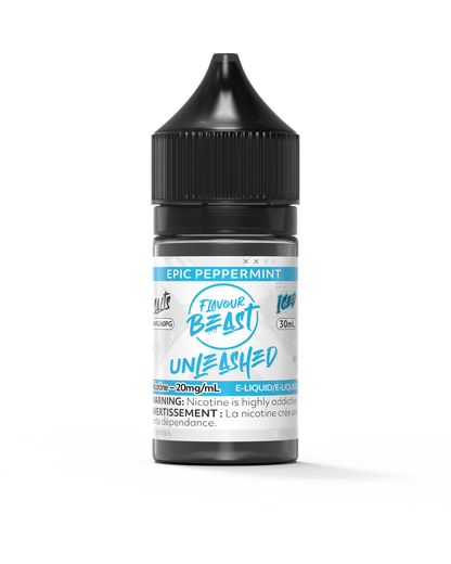 Flavour Beast Unleashed - Epic Peppermint 3mg 30mL bottle, showcasing its bold peppermint and icy flavor.