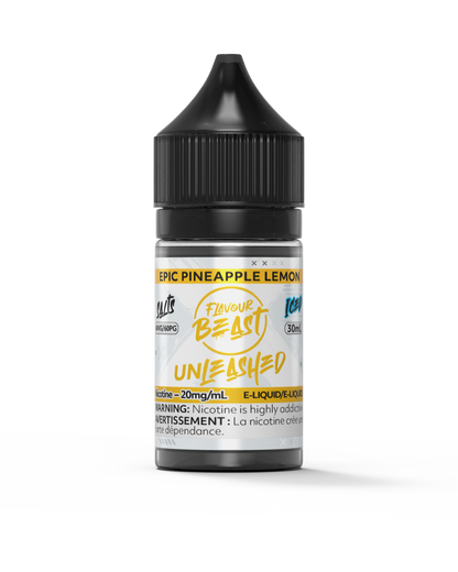 Flavour Beast Unleashed - Epic Pineapple Lemon 3mg 30mL bottle, showcasing its tropical pineapple and zesty lemon flavor.