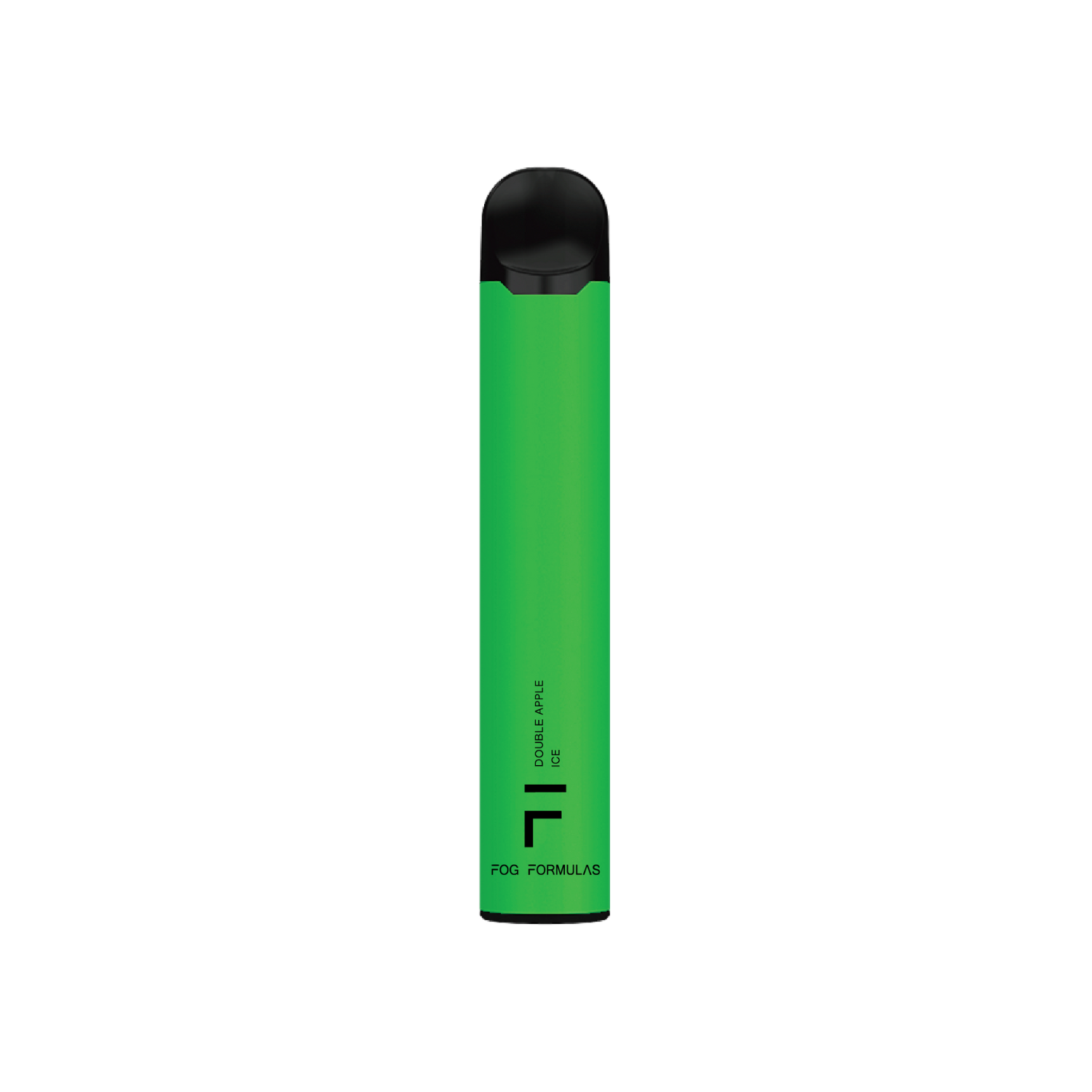 Fog Formula Double Apple Ice Disposable 20mg 2ml up close, showcasing sleek design and crisp apple flavors.