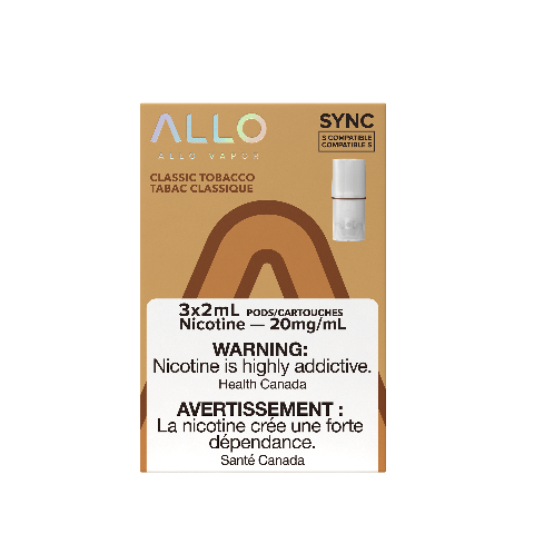 Allo Sync Replacement Pod Pack Classic Tobacco 3/pk