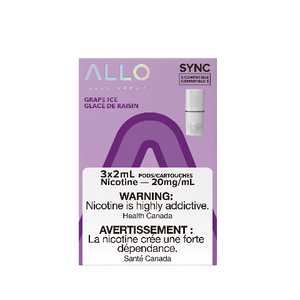 Allo Sync Replacement Pod Pack Grape Ice 3/pk