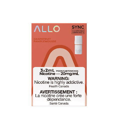 Allo Sync Replacement Pod Pack Grapefruit 3/pk