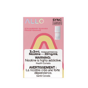 Allo Sync Replacement Pod Pack Strawberry Banana 3/pk