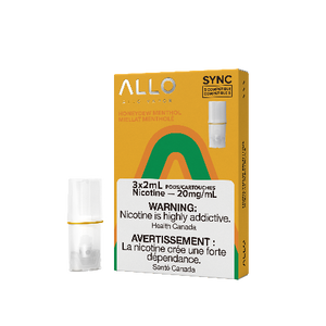 Allo Sync Replacement Pod Pack Honeydew Menthol 3/pk