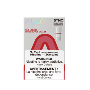 Allo Sync Replacement Pod Pack Redline Ice 3/pk
