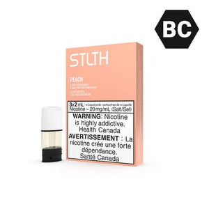 Stlth Replacement Pod Pack 3/pk Peach