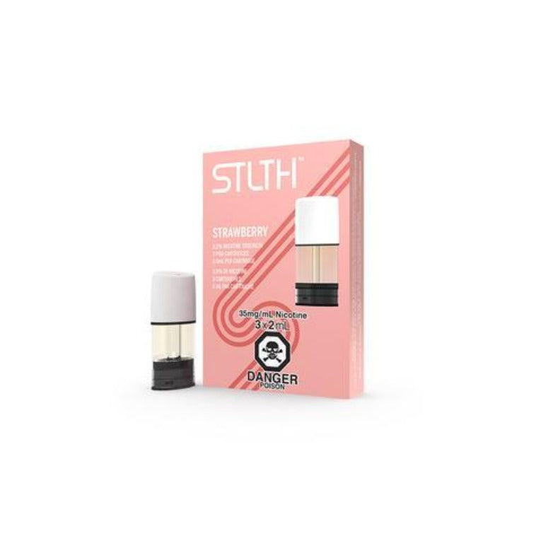 Stlth Replacement Pod Pack 3/pk Strawberry