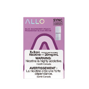 Allo Sync Replacement Pod Pack Blue Raspberry Peach 3/pk